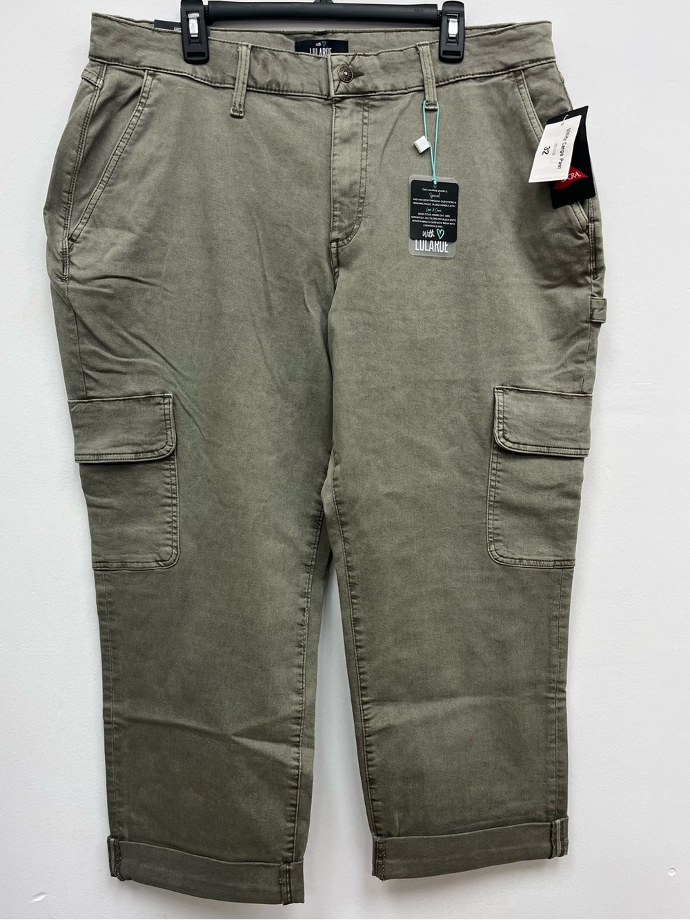 NWT LuLaRoe army Green Cargo Pants